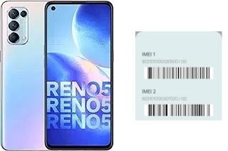 How to find the IMEI code on Reno5 4G