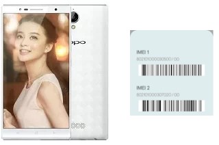 How to find the IMEI code on Oppo U3