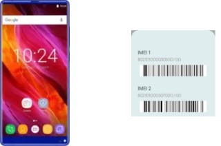 How to find the IMEI code on Mix 2