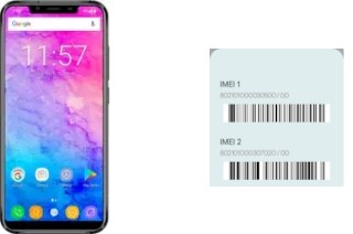 How to see the IMEI code in Oukitel U18