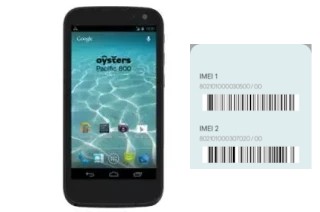 How to find the IMEI code on Pacific 800