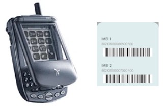 How to see the IMEI code in Treo 180