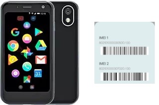 How to find the IMEI code on Palm