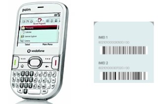 How to find the IMEI code on Treo 500v