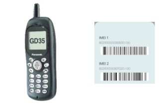 How to find the IMEI code on GD35