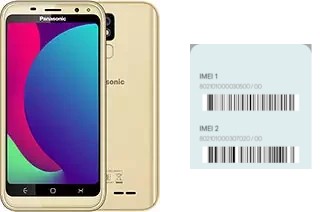 How to find the IMEI code on P100