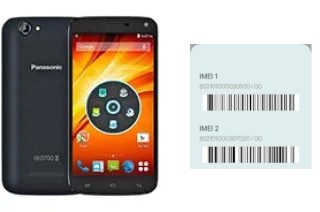 How to find the IMEI code on Panasonic P41