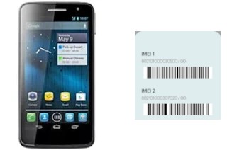 How to find the IMEI code on Panasonic P51