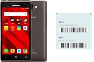 How to find the IMEI code on Panasonic P66