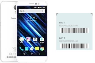 How to find the IMEI code on Panasonic P77