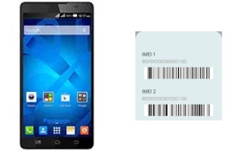 How to find the IMEI code on Panasonic P81