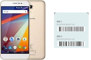 How to find the IMEI code on Panasonic P85