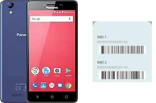 How to find the IMEI code on Panasonic P95