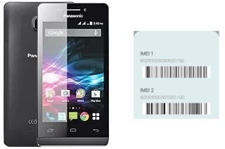 How to find the IMEI code on Panasonic T40