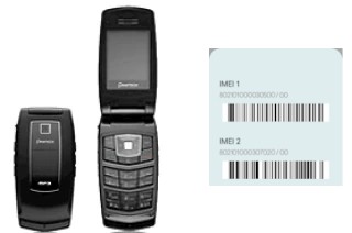 How to find the IMEI code on PG-1800