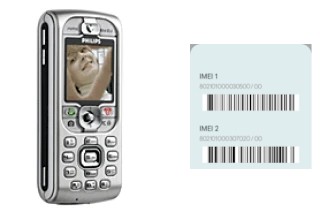 How to find the IMEI code on Philips 535