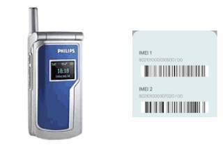 How to find the IMEI code on Philips 659