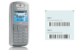 How to find the IMEI code on Philips 160