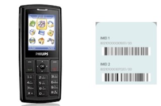 How to find the IMEI code on Philips 290