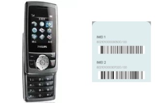 How to find the IMEI code on Philips 298