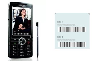 How to find the IMEI code on Philips 392