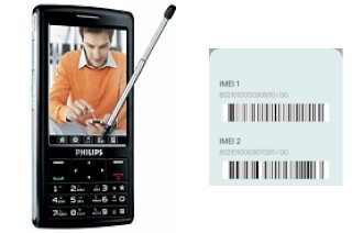 How to find the IMEI code on Philips 399