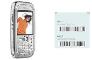 How to find the IMEI code on Philips 768