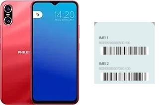 How to find the IMEI code on Philips PH1