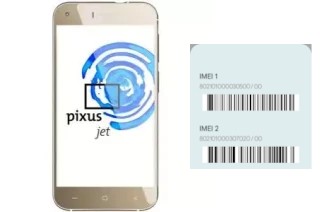 How to find the IMEI code on Pixus Jet