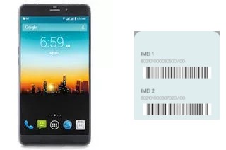 How to find the IMEI code on Volt Max LTE L640