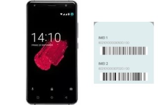 How to find the IMEI code on Muze D5 LTE