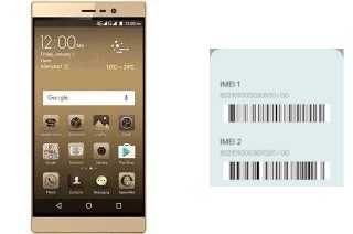 How to see the IMEI code in QMobile E1