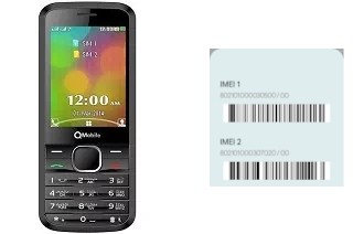 How to see the IMEI code in M800