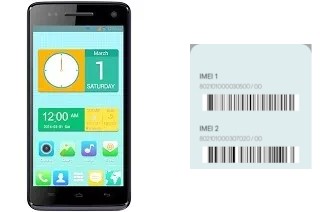 How to find the IMEI code on Noir i9