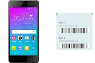 How to find the IMEI code on Noir Z10