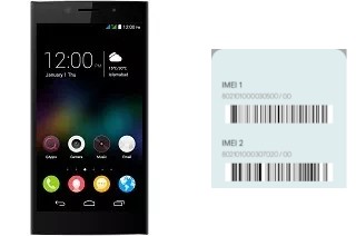 How to find the IMEI code on Noir X950