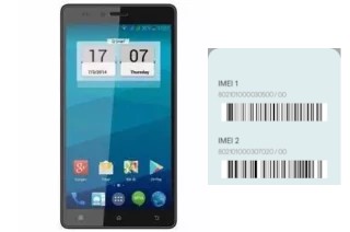 How to find the IMEI code on Q-Smart QS550T