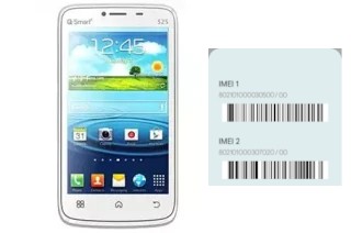 How to see the IMEI code in QSmart S25