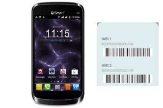 How to see the IMEI code in QSmart S6