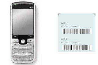 How to find the IMEI code on 8020