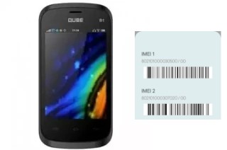 How to find the IMEI code on Qube B1