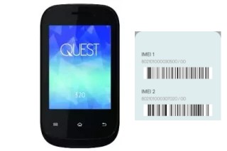 How to find the IMEI code on QUEST 320