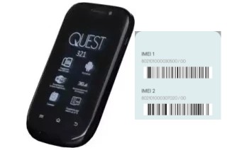 How to find the IMEI code on QUEST 321