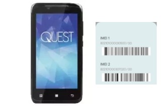 How to find the IMEI code on Quest 452