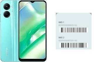 How to find the IMEI code on Realme C33