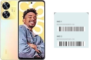 How to find the IMEI code on Realme C55