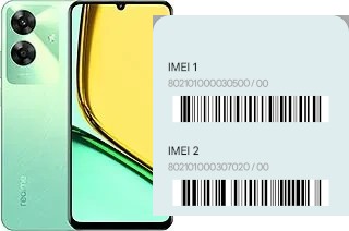 How to see the IMEI code in Realme C61