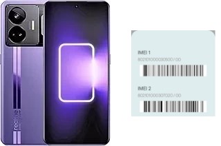 How to find the IMEI code on GT Neo 5 240W