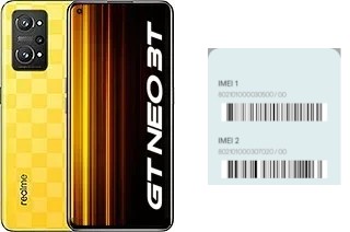 How to find the IMEI code on GT Neo 3T