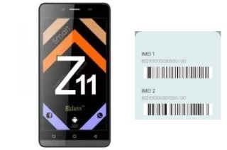 How to find the IMEI code on Relaxx Z11